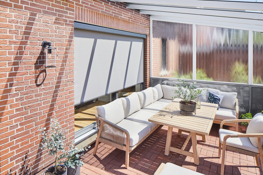 Zipscreen Textilscreen Als Sonnen Blendschutz Heim Haus