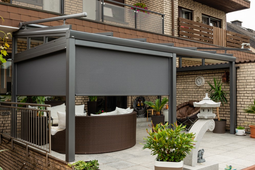 Zipscreen Textilscreen Als Sonnen Blendschutz Heim Haus