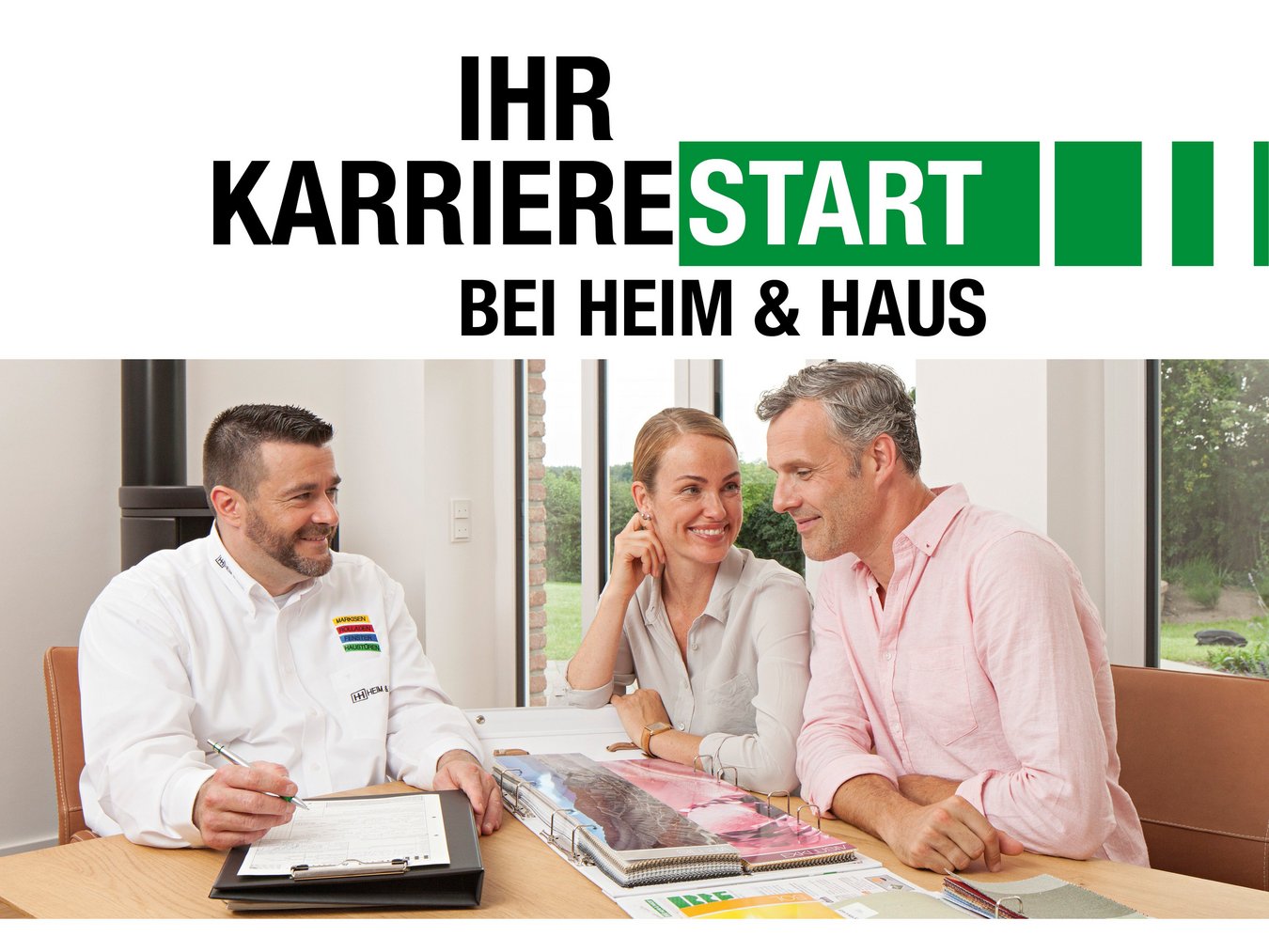 HEIM & HAUS Karrierestart mit einem Verkaufsgespräch beim Kunden