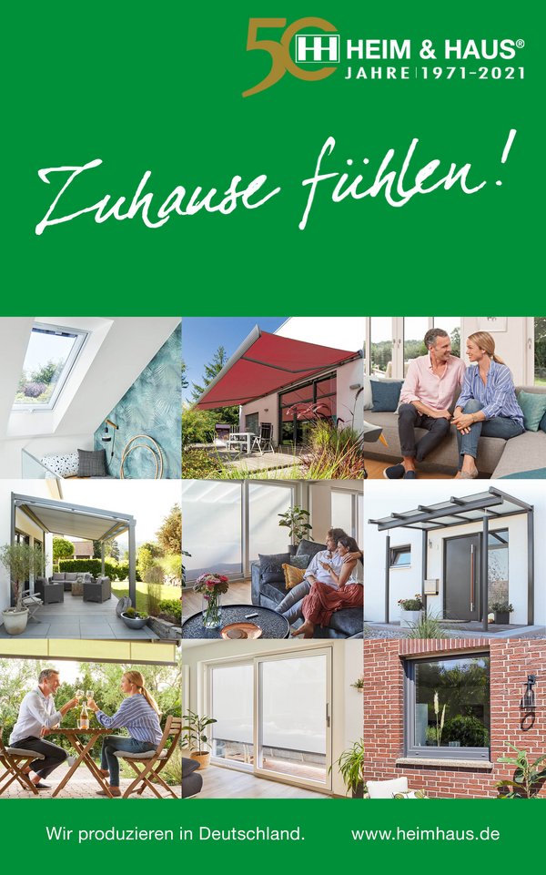 HEIM & HAUS Facebook Posting Collage: zuhause fühlen 