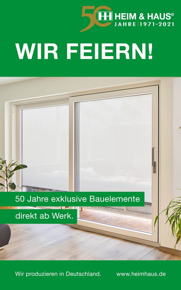 HEIM & HAUS Facebook Posting mit einer Collage