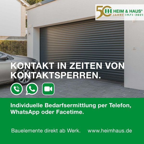 HEIM & HAUS WhatsApp Kontakt in Zeiten von Kontaktsperren 