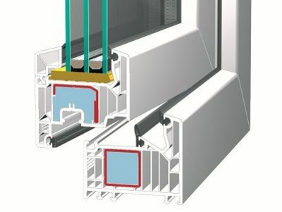 Kunststofffenster mit 3-fach-Verglasung