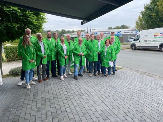 HEIM & HAUS Teamfoto der Verkaufsleitung Münster