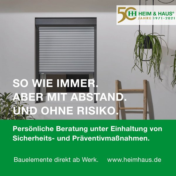 HEIM & HAUS WhatsApp Foto mit Rollladen