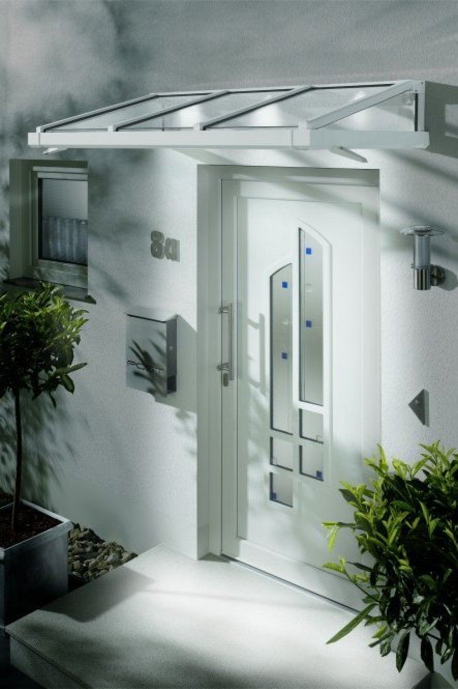 Aluminium Vordächer modern und günstig HEIM & HAUS