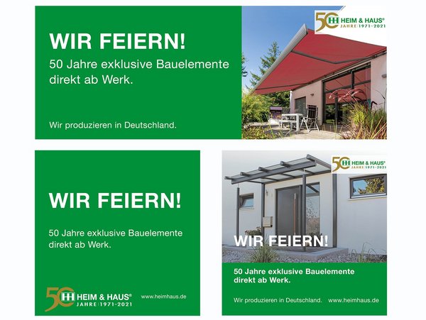 HEIM & HAUS Wir feiern Teaser