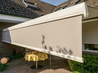 Vario Volant - besonders geeignet für Terrassen mit tiefstehender Sonne Markisensystem Vario Volant