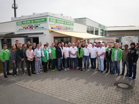 HEIM & HAUS Gruppenfoto der Verkaufsleitung Dortmund