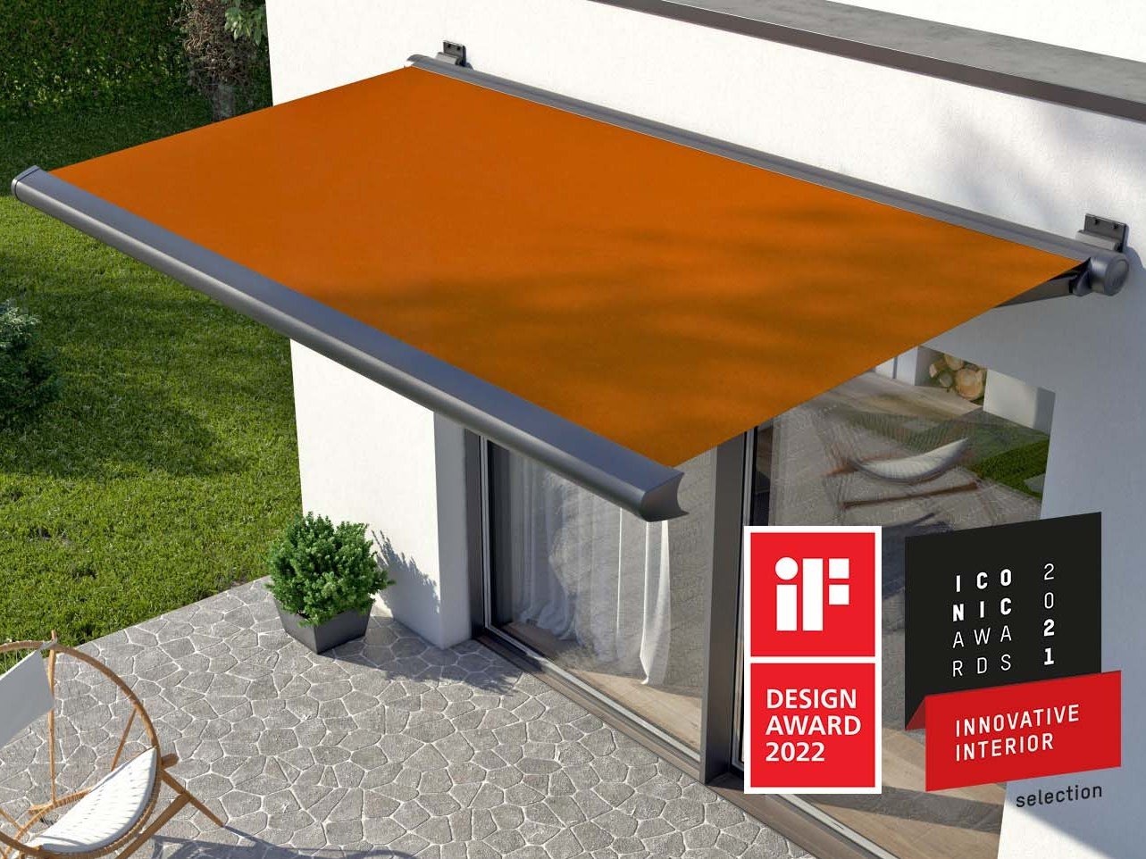 HEIM & HAUS Compact Markise mit dem IF und Iconic Award