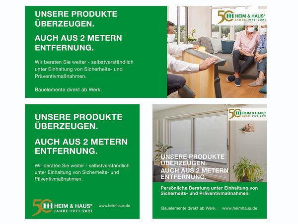 HEIM & HAUS Teaser: Unsere Produkte überzeugen auch aus 2 Meter Entfernung