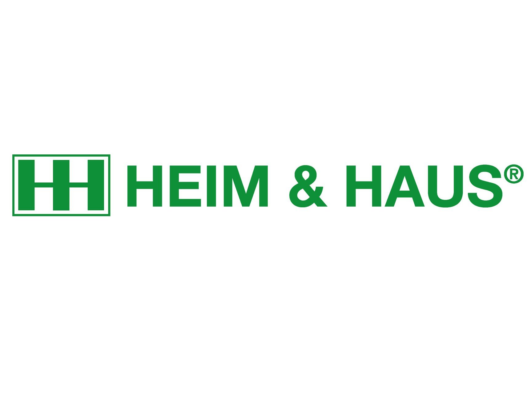 HEIM & HAUS Logo grün auf weiß