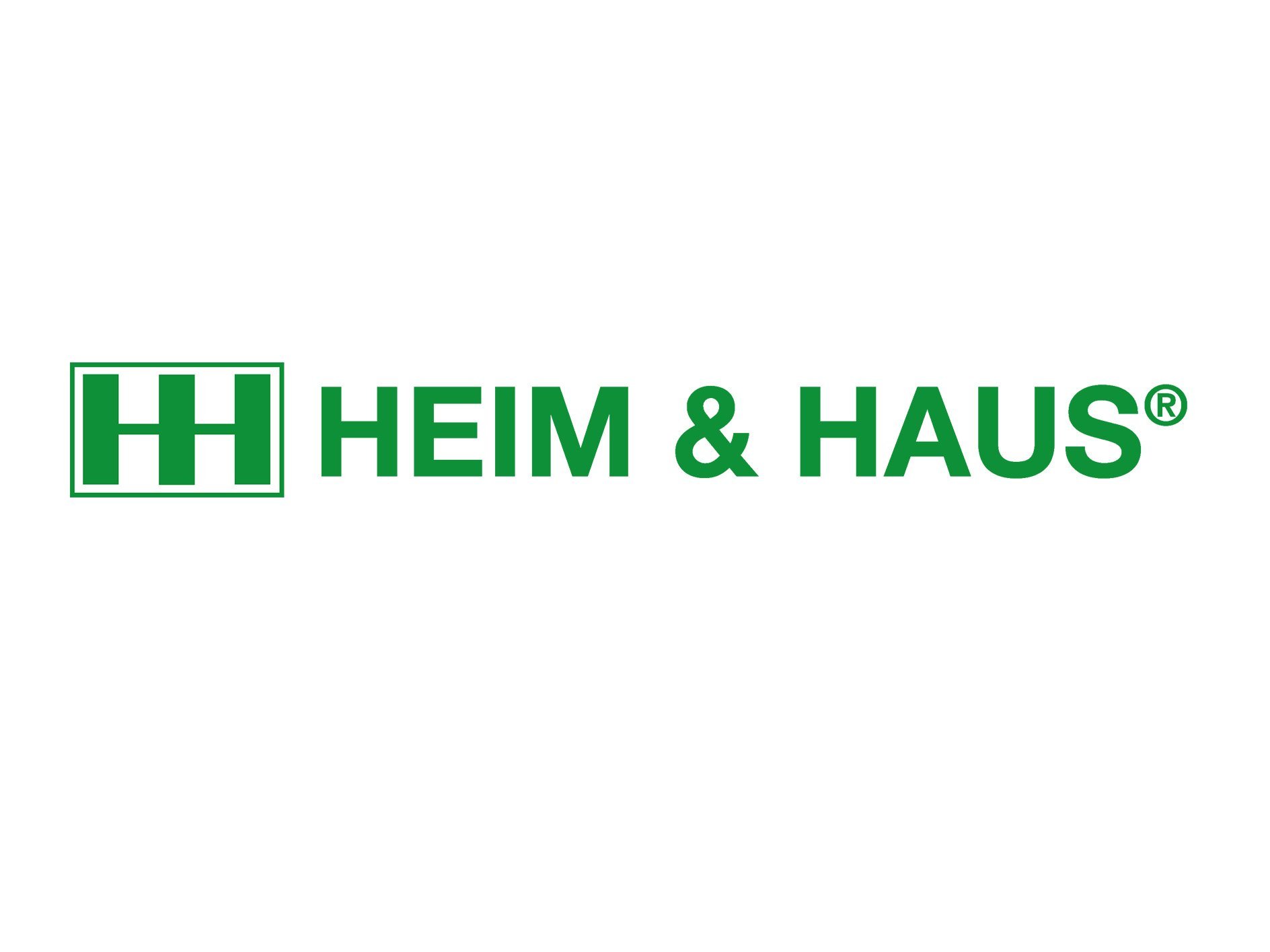 HEIM & HAUS Logo grün auf weiß