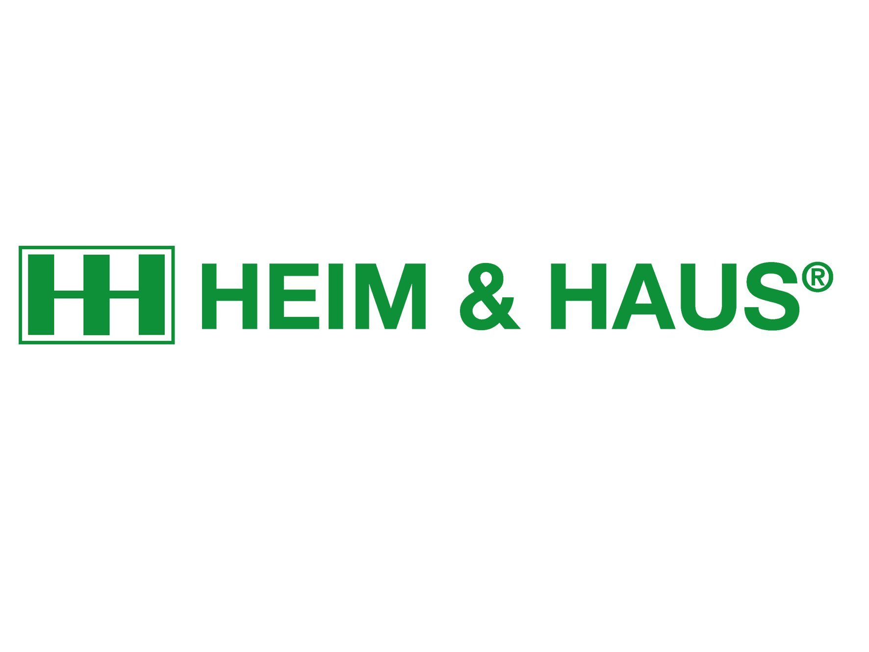 HEIM & HAUS Logo grün auf weiß