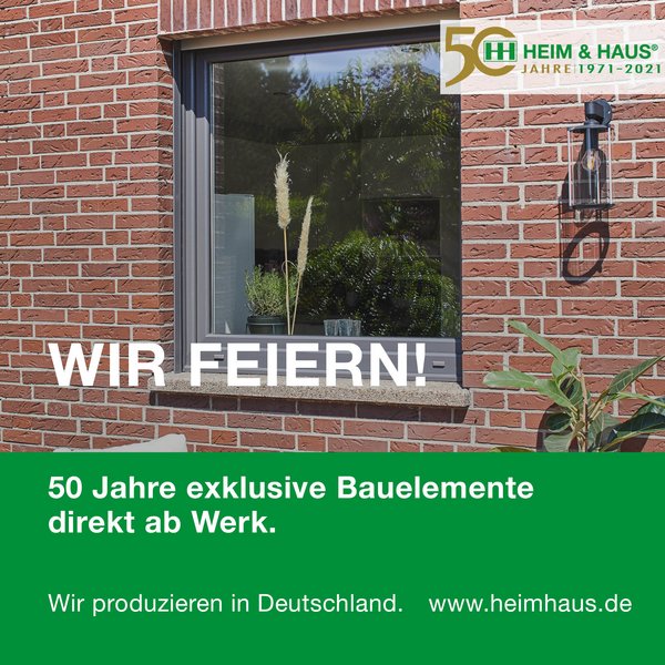 HEIM & HAUS WhatsApp Posting mit einem Kunststofffenster