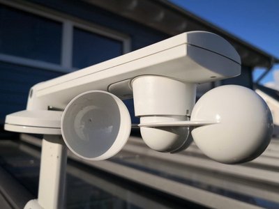 Wettersensoren für eine smarte, witterungsbedingte Steuerung Wetterwächter in Nahaufnahme