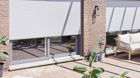 Bodentiefe Fenster mit ZipScreens