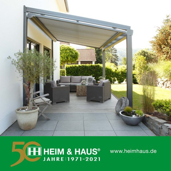 HEIM & HAUS Instagramposting mit einem HEIM & HAUS Terrassendach