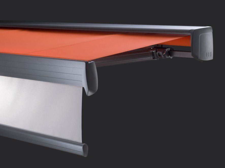 Markise Deluxe GRANDE VARIO – variabler Schutz vor tiefstehender Sonne
