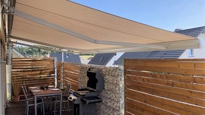 Markise in passender Größe Markise über Balkon