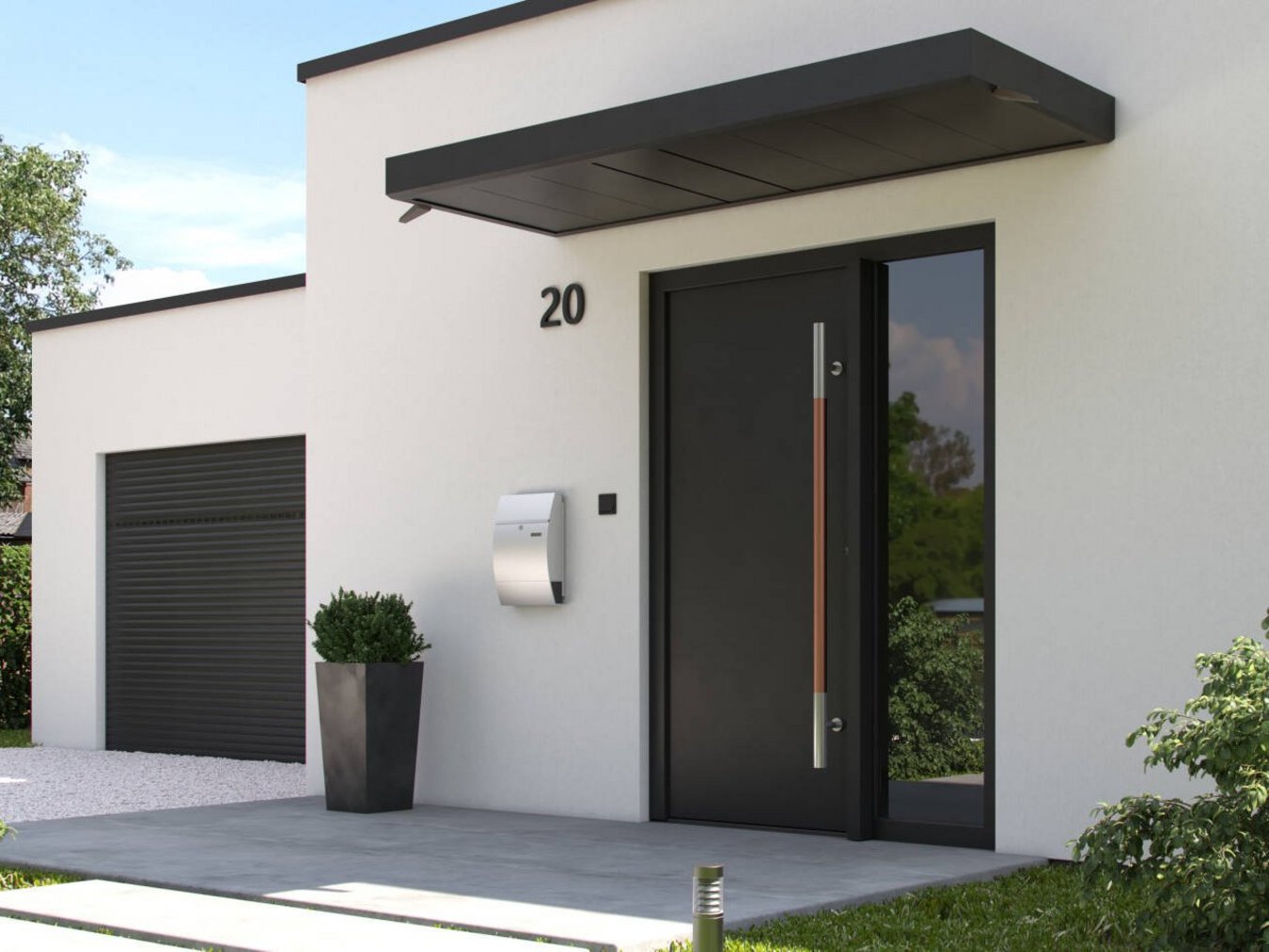 HEIM & HAUS Vordach Aluminium 