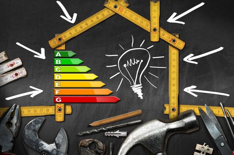 Graphik Energieeffizienz mit Werkzeug