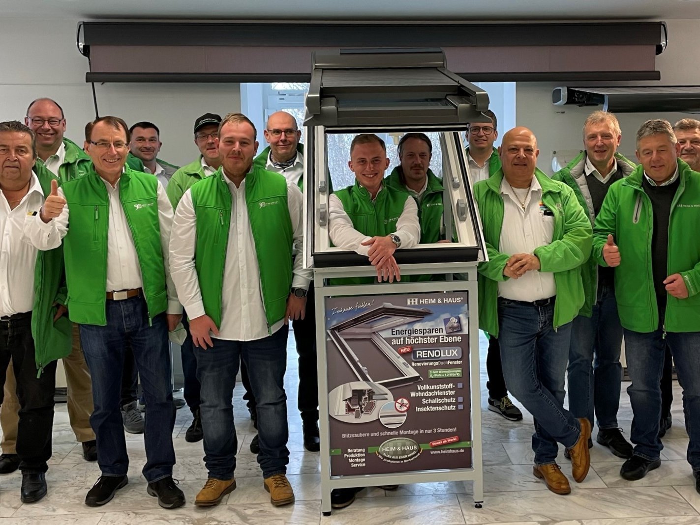 Gruppenbild der Fachberater aus der Verkaufsleitung Bayreuth