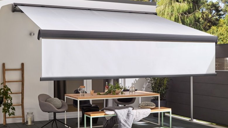 Markise Senkrechtbeschattung Deluxe Grande Vario Heim Haus
