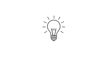 Graphik Glühbirne