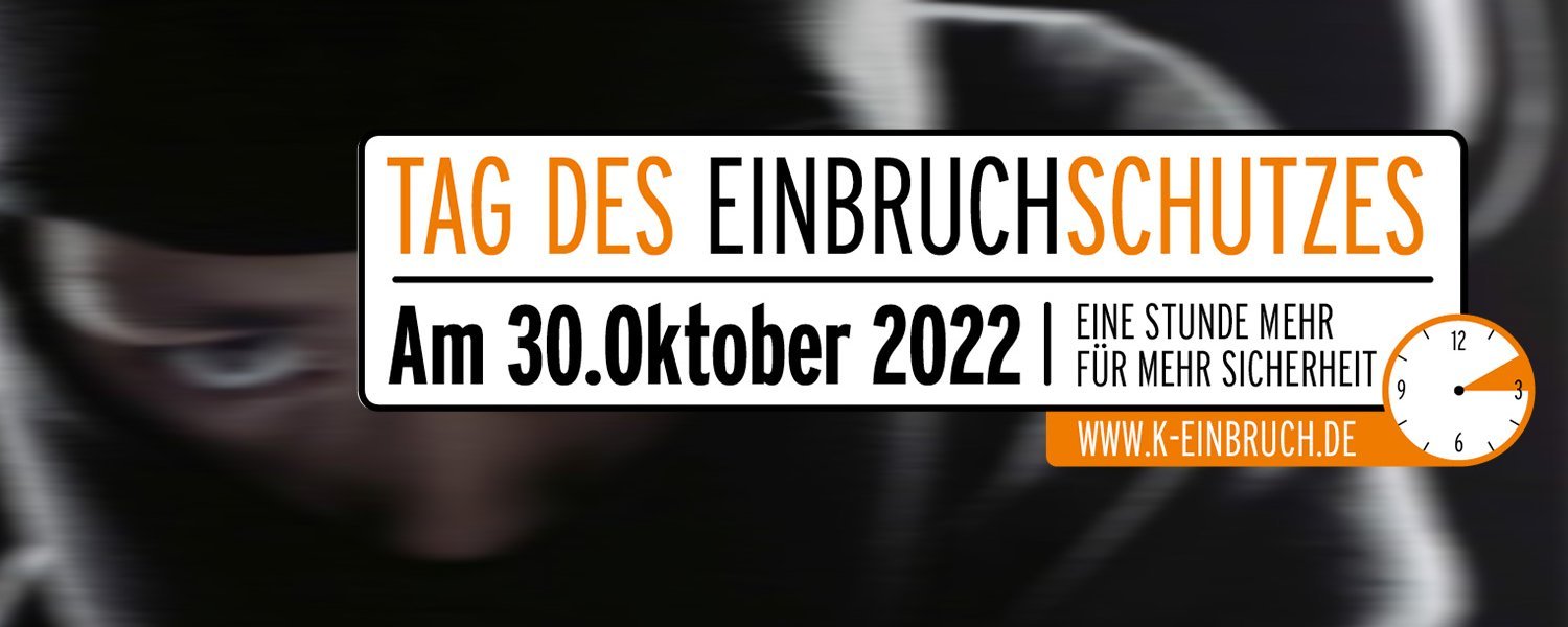HEIM & HAUS Logo Tag des Einbruchschutzes 30.10.2022