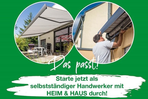 HEIM & HAUS Montagepartner für Sonnenschutz / Markisen Kampagnenbild